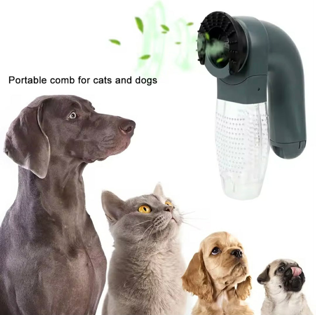 Pet Hair Vacuum Grooming Brush - Remove Fur Instantly from dogs & Cats