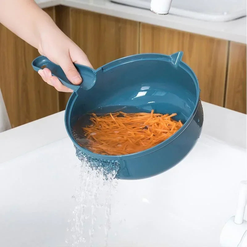 Multifunction vagetable Slicer & drain Basket