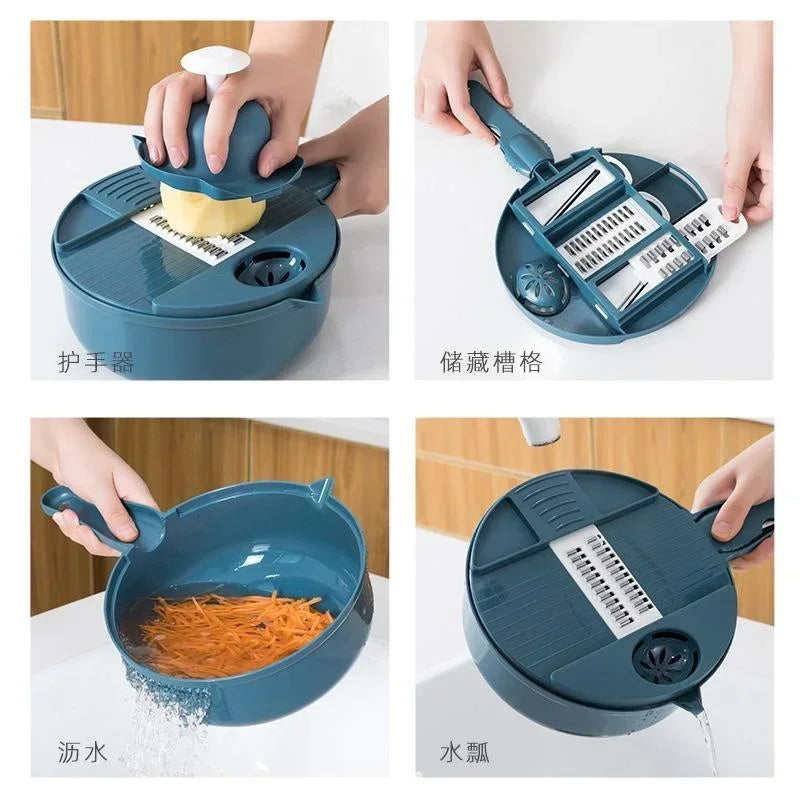 Multifunction vagetable Slicer & drain Basket