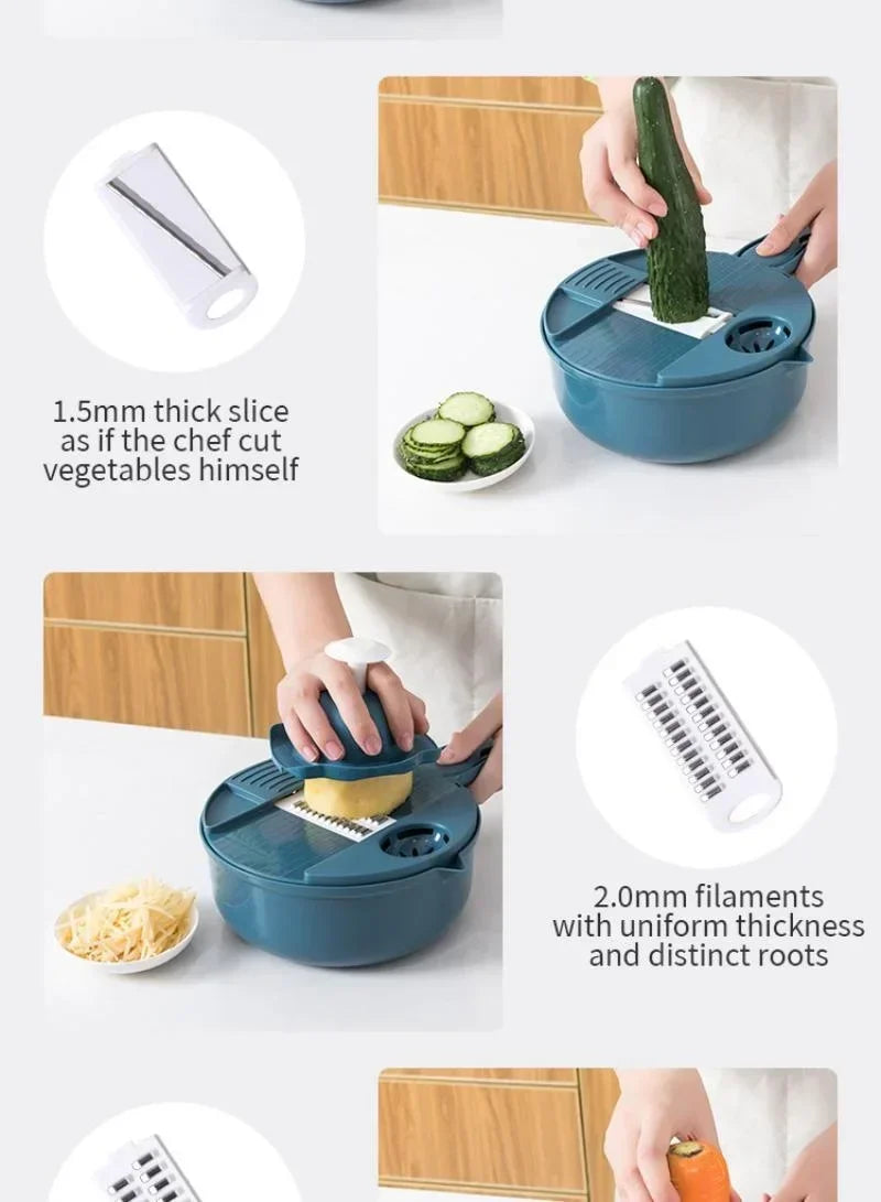 Multifunction vagetable Slicer & drain Basket