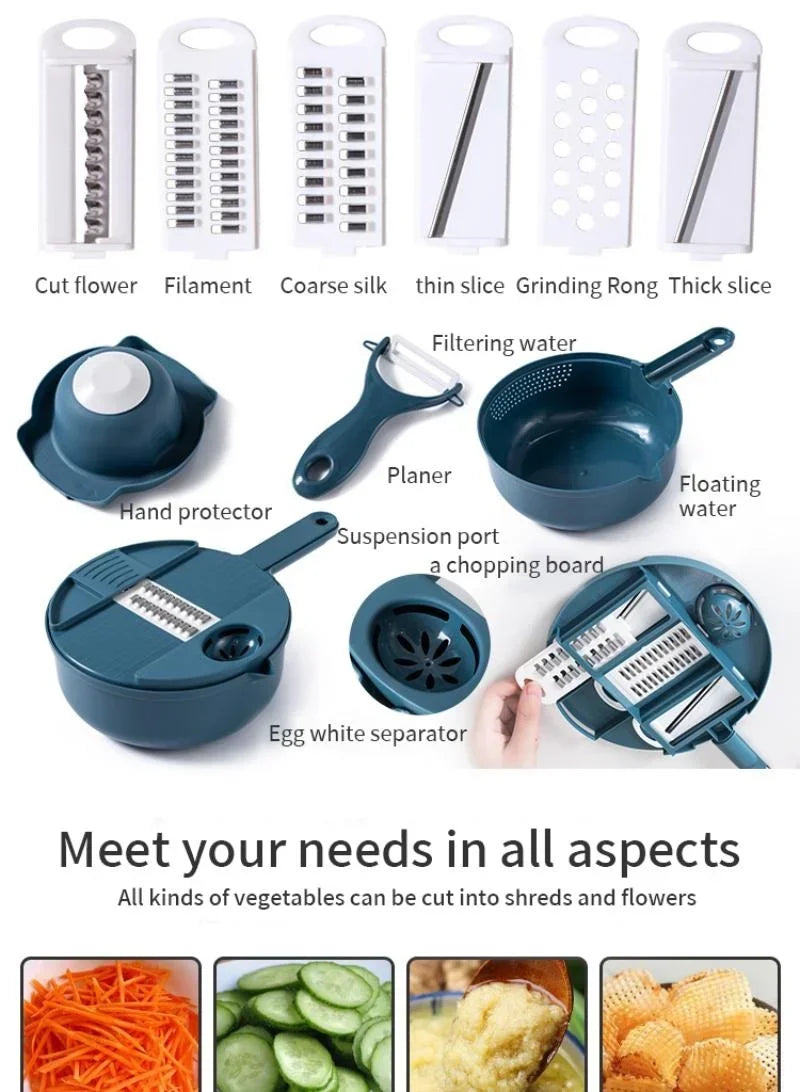 Multifunction vagetable Slicer & drain Basket