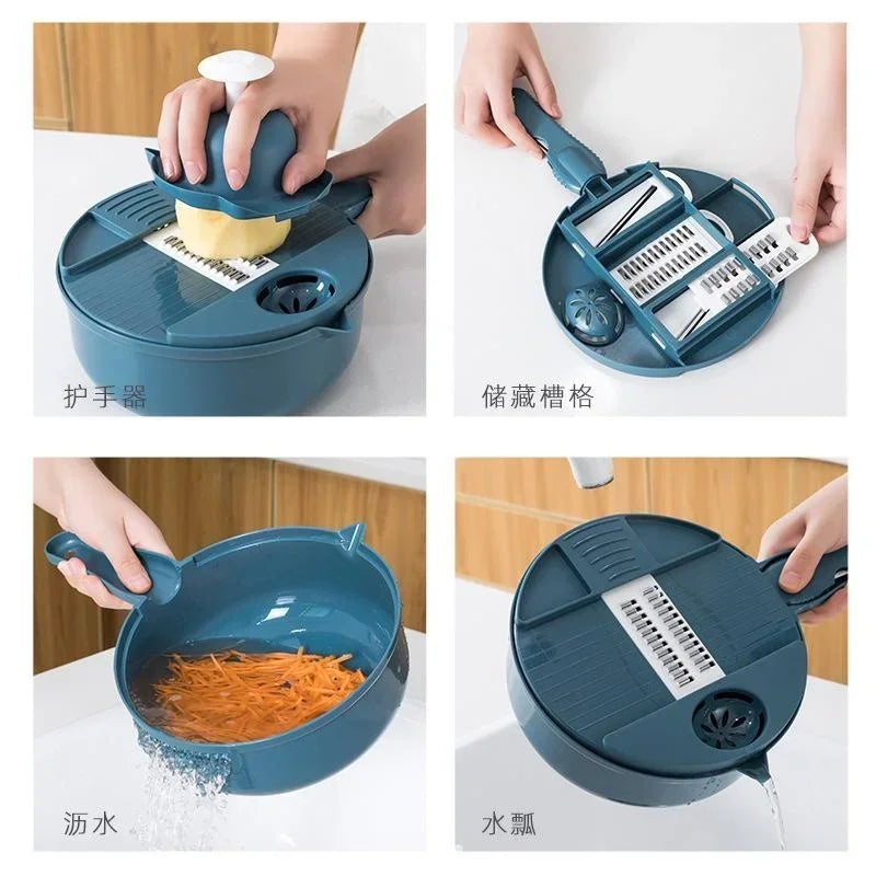 Multifunction vagetable Slicer & drain Basket