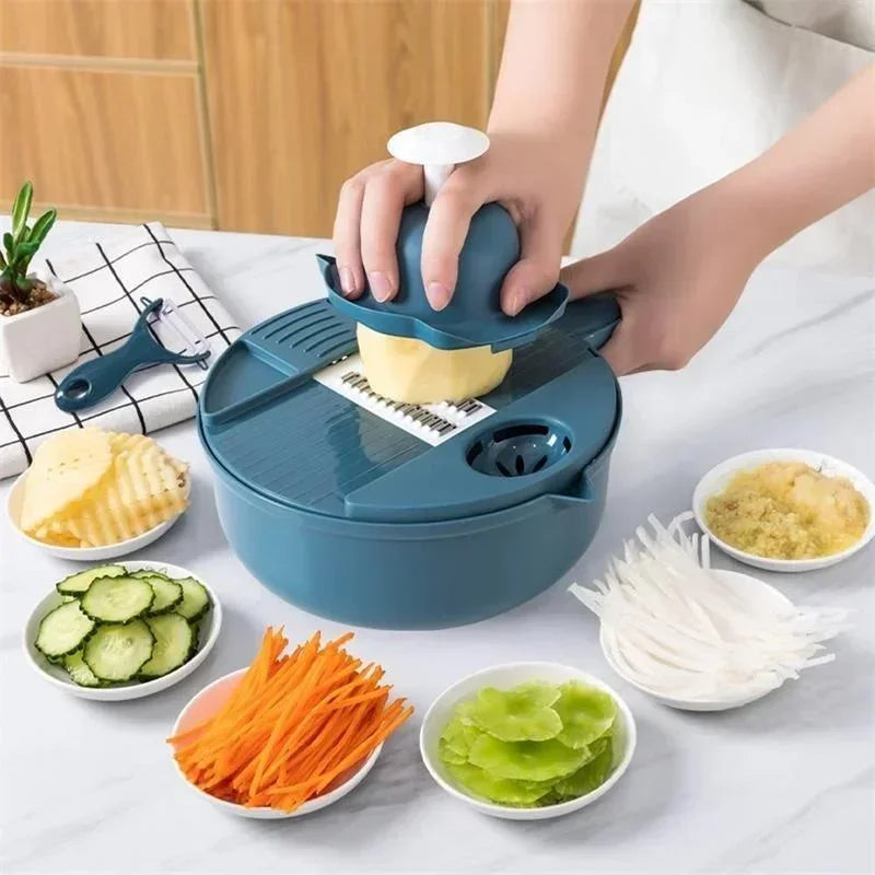 2026 Vegetable Slicer Household Potato Carrot Cheese Slicer Household Fruit Vegetable Drain Basket Vegetable Cutting Tools